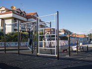 Workout G - Matériel de street workout en acier galvanisé - Dimensions 5,87 x 5,37 x 2,52 m - Poids 480 kg_2