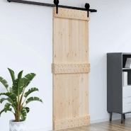 Vidaxl porte narvik 95x210 cm bois massif de pin 154434_2