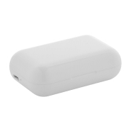 Écouteurs Bluetooth sans fil antibactériens - fonction mains libres - boîtier chargeur plastique - norme ISO 22196_2