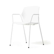 Chaise empilable - monocoque en polypropylène - 5 couleurs - piètement luge ou 4 pieds avec options_2