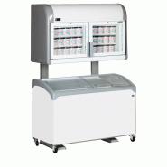 Congélateur armoire de supermarché MTF Mini blanc TEFCOLD_2