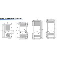 Échangeur Air Eau personnalisable pour armoire électrique industrielle Maintenance réduite RFO KWS_2