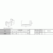 Banque d'accueil lumineuse LINEA version droite, coloris noir - MDD - Blanc, Support moniteur_3