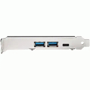 Carte PCI Express USB 5 Ports - Carte PCIe USB 3.2 Gen 2 (10Gbps) avec 1x USB-C & 2x USB-A - 1x IDC_2