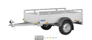 Remorque bagagère en aluminium - 1 essieu freiné - PTAC : 1000 Kg - 205 x 113 cm - Saris - FOURGON_C500XL_ALU_2