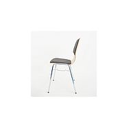109 Classic - Chaises empilables en bois et acier, garnitures tapissées - Meubles Gaille SA_2