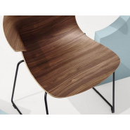 Chaise polyvalente monocoque en bois - LOOP 3D - Ref : LOOP 3D_2