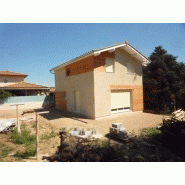 Maison à ossature en bois Christina - à étage - toit double pente_3