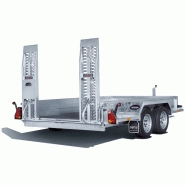 Remorque porte-engins Saris Magnum Explorer 300 - 3T, 3.06m, 2 essieux, châssis robuste et multifonctionnel_2