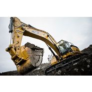 Godet d'excavation à usage normal avec lame de nivellement - caterpillar finance france - 1 000 mm (39,4 in) - capacité 0.64 m³_2