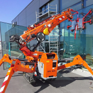 Mini-grue araignée télescopique sur chenilles idéale pour toutes les applications en intérieur et pour le travail dans des gratte-ciels - jekko spx 424_2