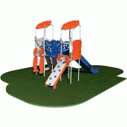 Structure de jeux inox 2 tours - gamme Primo Spacio PRS2121 - âge minimum 2 ans, capacité 15 enfants_2
