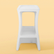 Tabouret haut intérieur/extérieur Karla - Sokoa - Blanc_2