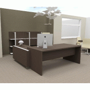 Bureau d'angle T45 avec desserte - Quadrifoglio - 212, Droite, Eucalyptus_0