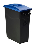 Poubelle de tri Movatri - couvercle plein - 65L, 85L, 110L - Noir, Jaune, Rouge, Bleu, Vert - Recyclée et Recyclable_2