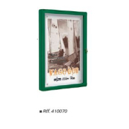 Vitrine d'extérieur au design original avec coins arrondis en aluminium injecté - VITRINE 2000 - Épaisseur 75 mm - Affichage simple ou double face_2