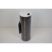 Collecteur noir mural pour piles usagées - petit modèle 5.5L avec options personnalisables_2