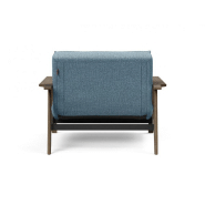 Innovation Living - Fauteuil design Splitback Frej Mixed Dance Light Blue convertible lit 90x115 cm avec accoudoirs en chêne fumé_2