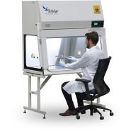 Poste de sécurité microbiologique type II - classe 100 pour manipulations de micro-organismes, agents pathogènes classe I, II ou III - Certifié EN 12469:2000_2