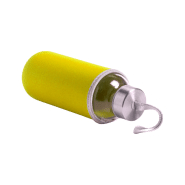 Gourde de sport en verre - 420 ml - Néoprène rouge avec dragonne_2