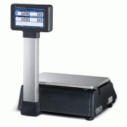 Balance étiqueteuse à colonne poids-prix homologuée pesée 6/15 kg (précision 2/5 g)_2