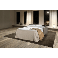 Canapé convertible express Liceo 120x190 cm - tissu personnalisable - matelas 13 cm - design contemporain_2
