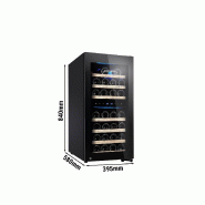 Cave à vin professionnelle multizones - 33 bouteilles | GGM - WKM100S-2N_2