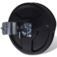 Vidaxl miroir de trafic convexe d'extérieur plastique pc noir 30 cm 141679_2