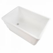 Bac double-paroi 310L - Blanc - Roues inox avec freins - Isolation thermique - Stockage sur palette_2