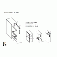 Caisson grande contenance - Quadrifoglio - Blanc, Oui, Oui, Non_2