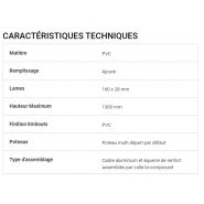 Clôture Elven - Cadiou Industrie - PVC, hauteur maximum 1300 mm, garantie 10 ans_2