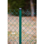 Poteau Univers - Poteau rond pour tous types de grillages et applications - Ø38/48/60 mm - Finition galvanisée ou plastifiée_2