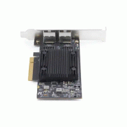 Carte Réseau PCIe 10 Gb Ethernet à  2 Ports, Carte d'Interface Réseau 10 GbE, Chipset Broadcom BCM574_2
