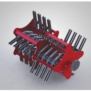 Ramasseuse agricole Servet - Yüksel Tarım - profondeur de travail 300 mm avec réservoir et système hydraulique_2