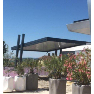 Cirrus - Pergola bioclimatique aluminium avec gestion climatique et capteur de luminosité_2
