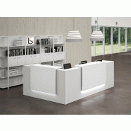 Banque d'accueil d'angle Z2 - Officity - 225, Blanc mat_0