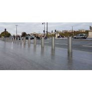 Borne fixe anti-véhicules bélier en acier - Ø250 mm - Hauteur 1000 mm - Résistance 7,2t à 80 km/h - F25-100C80_2