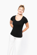 T-shirt manches courtes femme - Réf: K360 - Kariban - 95% coton, 5% élasthanne_2