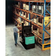 Chariot préparateur de commande 2ème niveau - OPBL10N - Plateforme élévatrice jusqu'à 1.15m - Fourches réglables_2