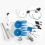 Jeu à ressort mouton - Monoplace motif animalier - Référence BT15113 - Conforme EN1176_2