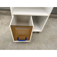 Meuble dynamique de laboratoire d'occasion - blanc - sur pieds métal - Réf : P21091241_2