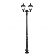 Luminaire pour mât 2 bras - Indura Medium 4 IP55 E27 2x70W - Noir - Extérieur_2