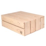 H4 - Caisse en bois Simply A Box - L18 x H40 x P54 cm - en bois brut ou 6 coloris de lasure_2