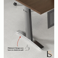 Bureau d'angle avec crédence de rangement - MDD - 180, Noir, Wenge, Non_2