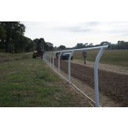Clôture de carrière - Horse Stop - Lice Galop 1m22 en PVC - Réf. Lgpvc_2