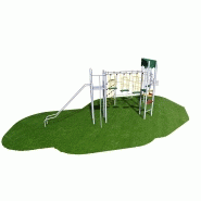 Structure de jeux avec 3 tours - 1 tour monobloc - gamme Accrobatics AC31801I - pour enfants dès 6 ans_2