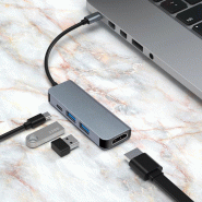 VALUE Station d'accueil USB type C, HDMI 4K, 2x USB type A + type C PD (Power Delivery)_2