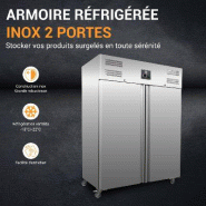 Armoire congélateur inox 1400 litres GN 2/1 - 2 portes | L2g - GN1410BT_2