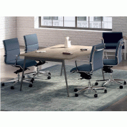 Table de réunion X3 - Officity - 160, Anthracite, Chêne blanchi_2