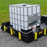 Bac de rétention souple fûts et IBC Rigid-Lock QuickBerm Justrite - 366 x 488 x 30cm_2